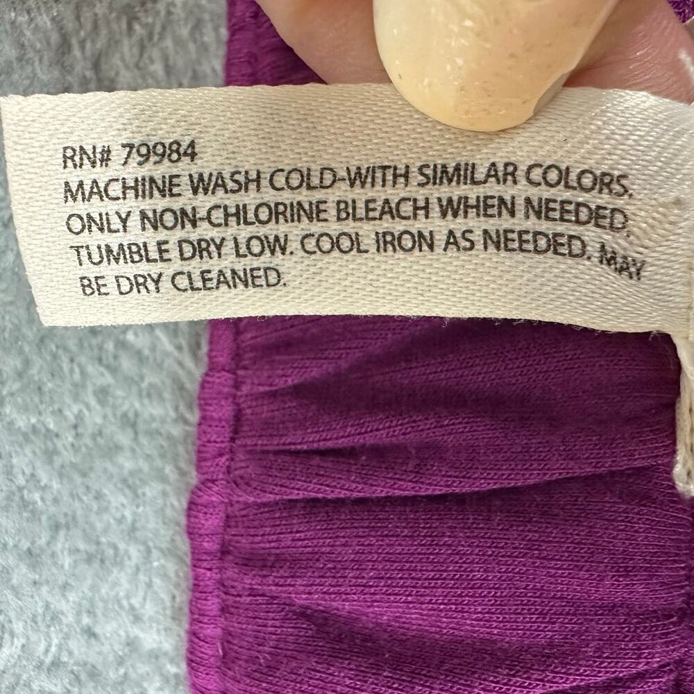 Soma Dress Womens Medium Purple Sleeveless Keyhole Stretch Comfort Soft Summer - Picture 7 of 11